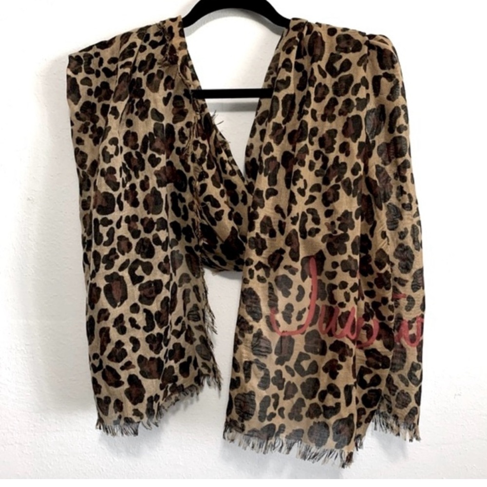 NEW! Juicy Couture Leopard Animal Print Scarf